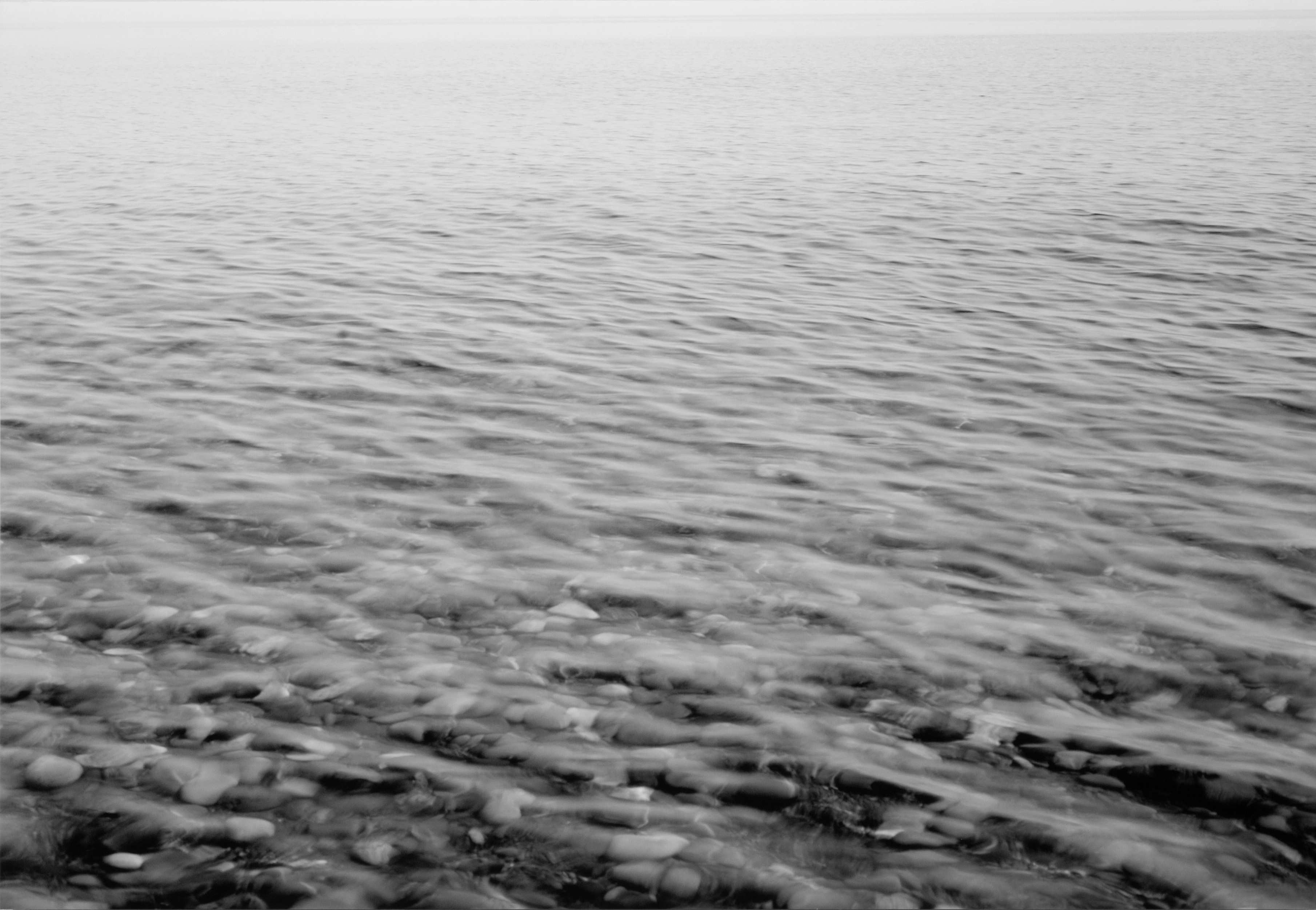 Lake Superior. Pigmented ink on watercolor. 36" x 53". 2005