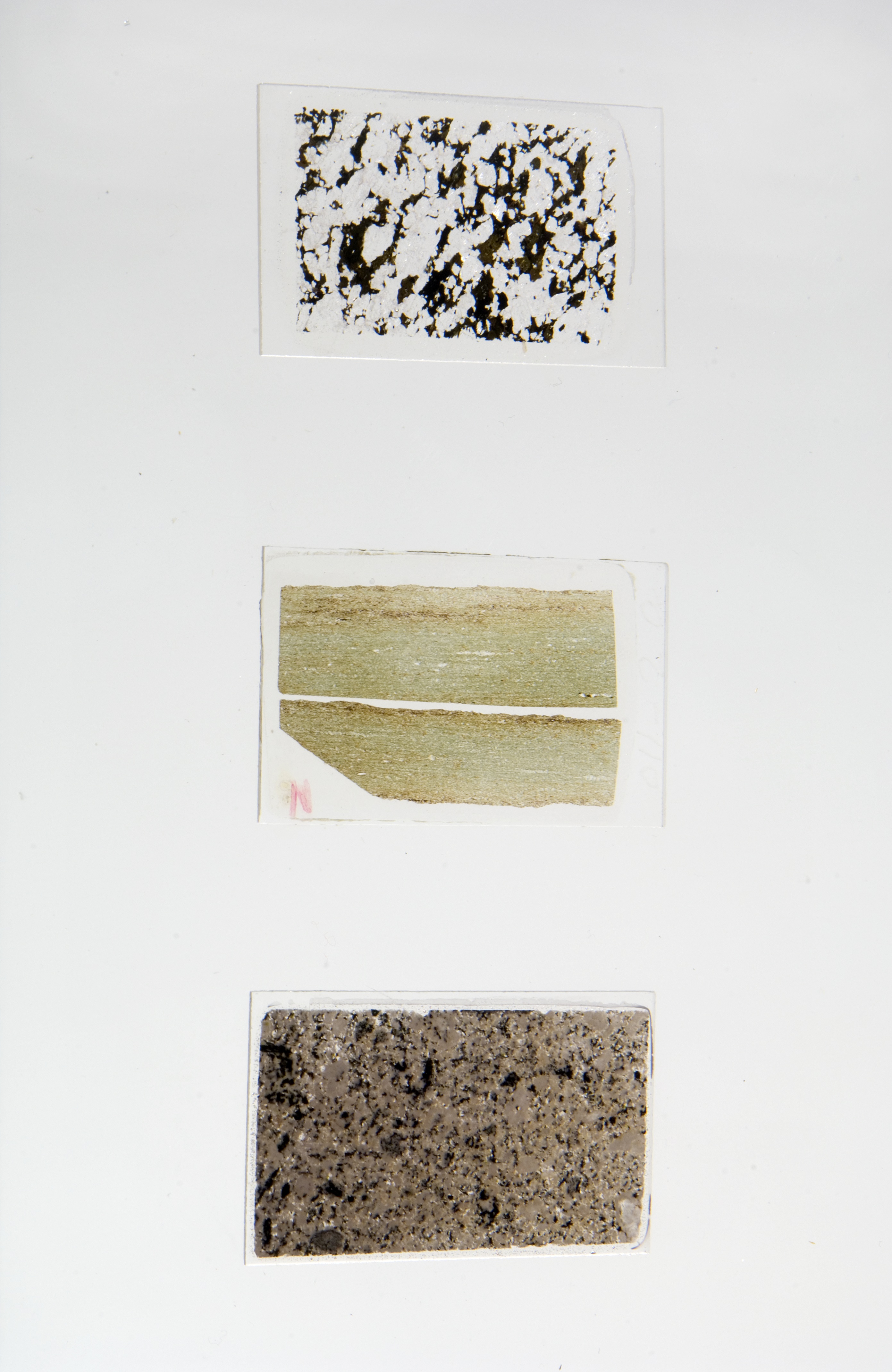 Untitled. Geological thin slides in resin detail