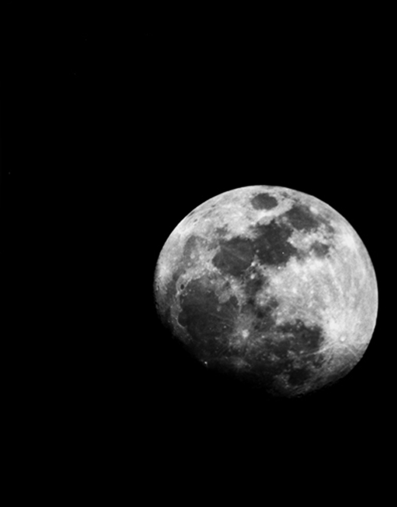 The Moon and the Sea of Crisis. Silver Gelatin Print. 40" x 32". 2005.