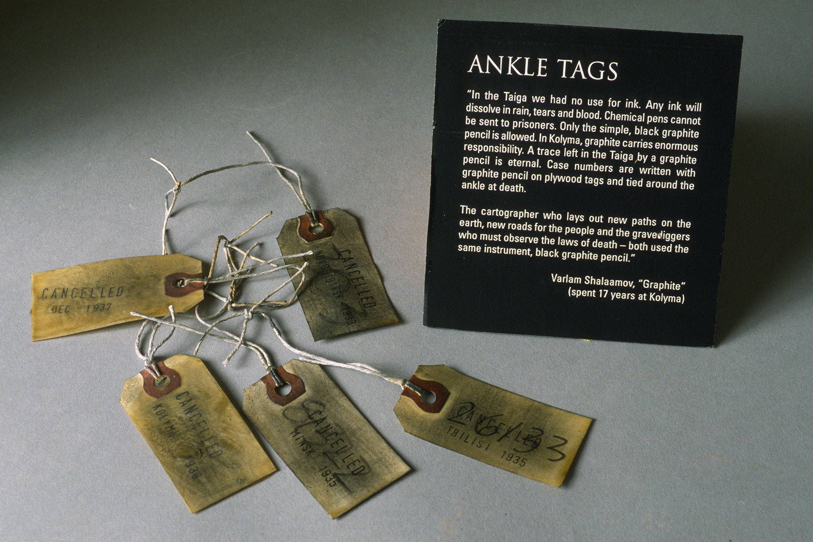 Ankle Tags. 1999.