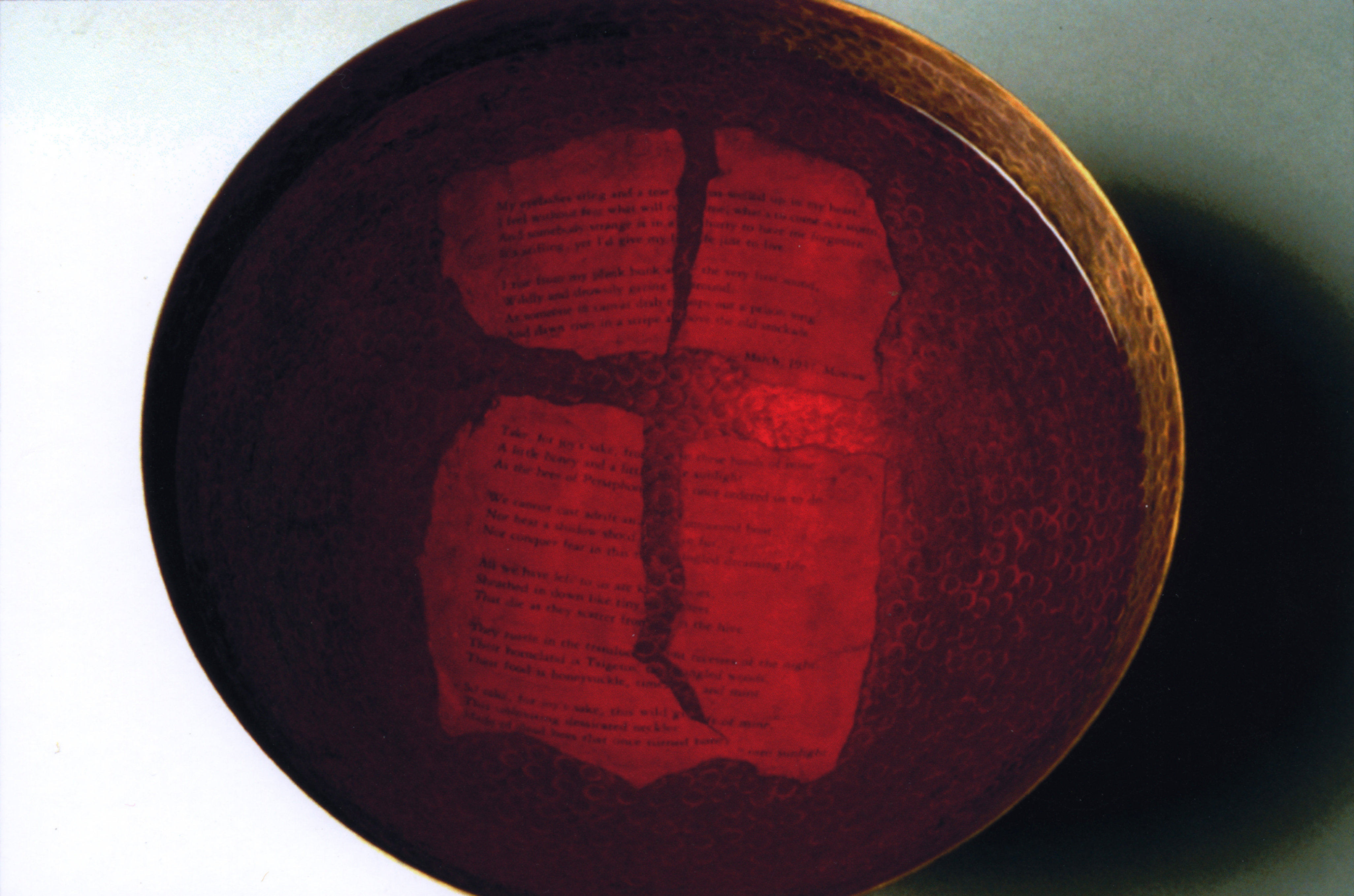 Sacristy Bowl 2. detail